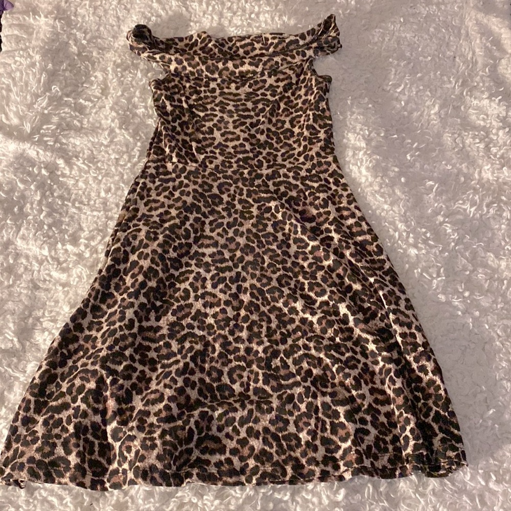 Leopard print dress